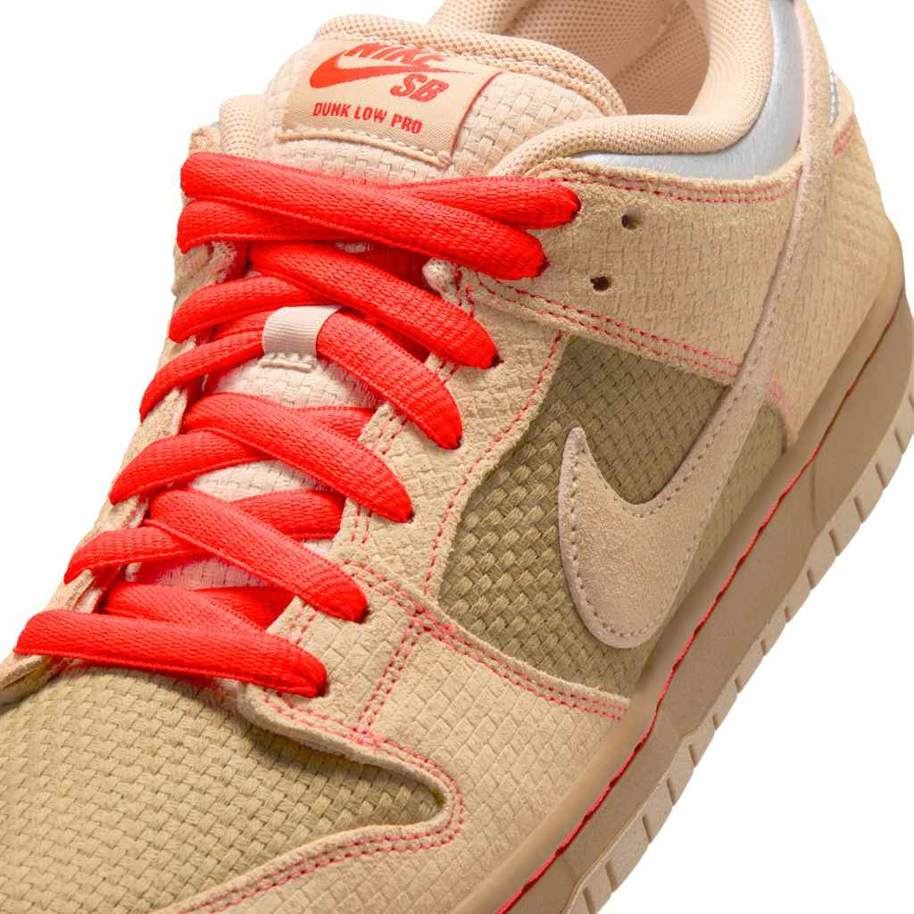 Nike SB Dunk Low Pro 'Som Tum' Shoes - Canvas/Vachetta Tan-Parachute Beige: IB6206-701 | Free Aotearoa NZ delivery on your order with Pavement Skate Store!
