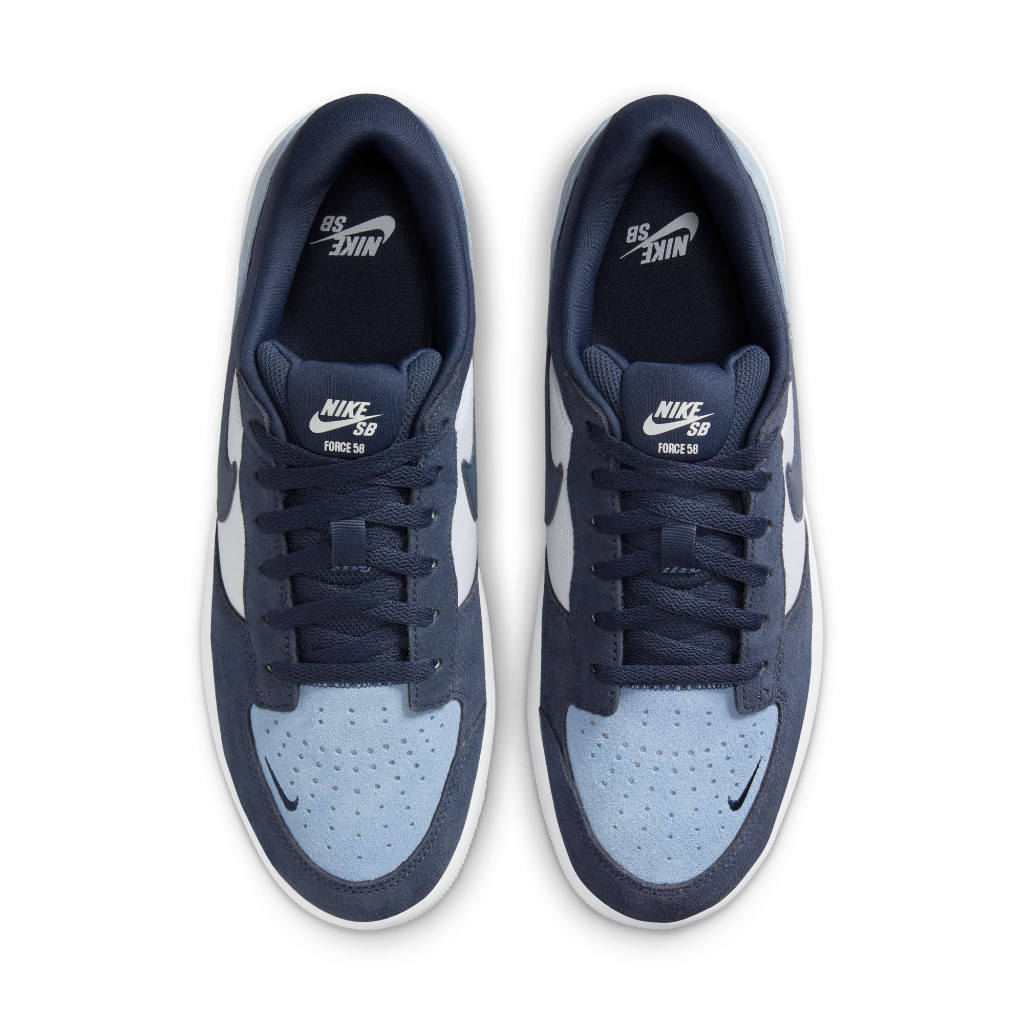 Nike SB Force 58 - Armory Blue/Thunder/Photon | Shop Nike SB skate shoes with Pavement Skate Shop and enjoy free Aotearoa NZ shipping on orders over $100*!
