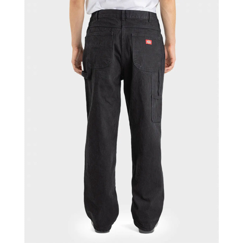 DICKIES RELAXED FIT DUCK CARPENTER JEAN - RINSED BLACK