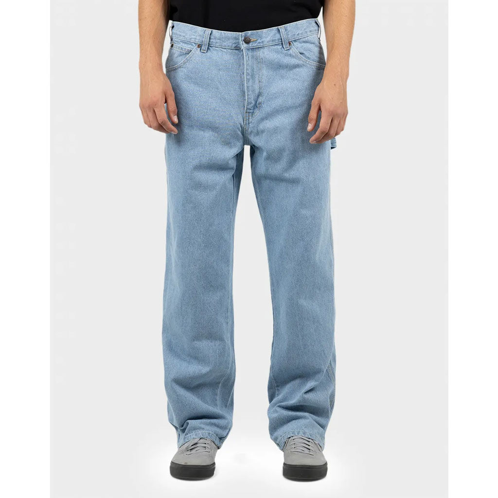 DICKIES RELAXED FIT CARPENTER JEAN - LIGHT INDIGO