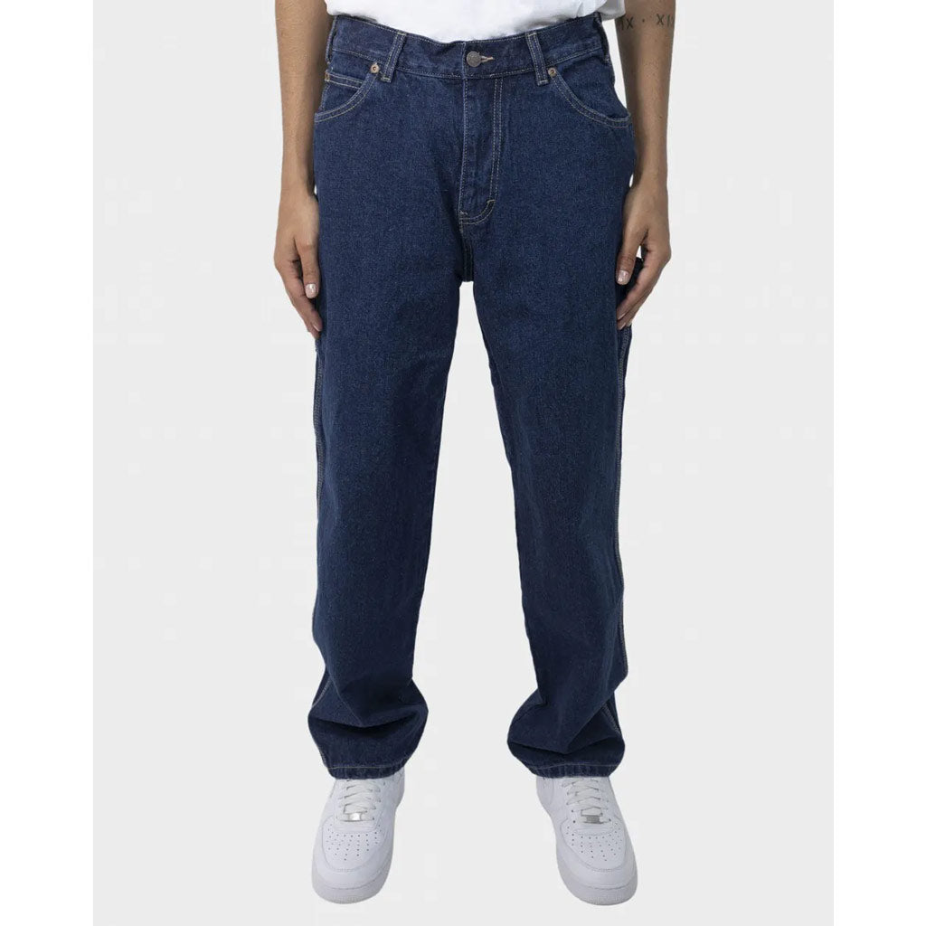 DICKIES RELAXED FIT CARPENTER JEAN - RINSED INDIGO