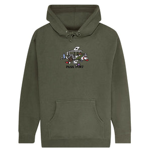 Pass~Port Lucid Dream Hoodie - Olive. Range #43. The Pass~Port jumper is made from a cotton polyester blend and features embroidery on front in our classic hoodie fit. Shop Pass~Port skateboard decks, clothing and accessories online with Pavement Skate Store Dunedin NZ. Free shipping across Aotearoa over $100*