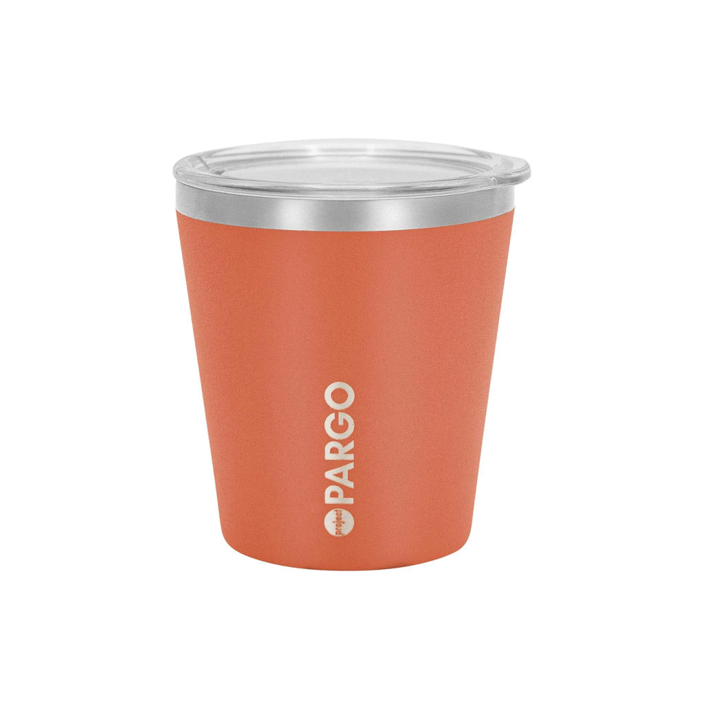 Pargo 8oz Insulated Reusable Cup - Outback Red. Shop Project Pargo premium insulated reusable cups and drink bottles and help get clean water to those in need! Free shipping on orders over $150 within Aotearoa NZ when you shop online with Pavement skate store, Dunedin.
