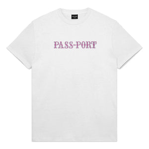 Pass~Port Glint Tee - White | Free Aotearoa NZ shipping over $100* when you shop Pass~Port online with Pavement Skate Store!