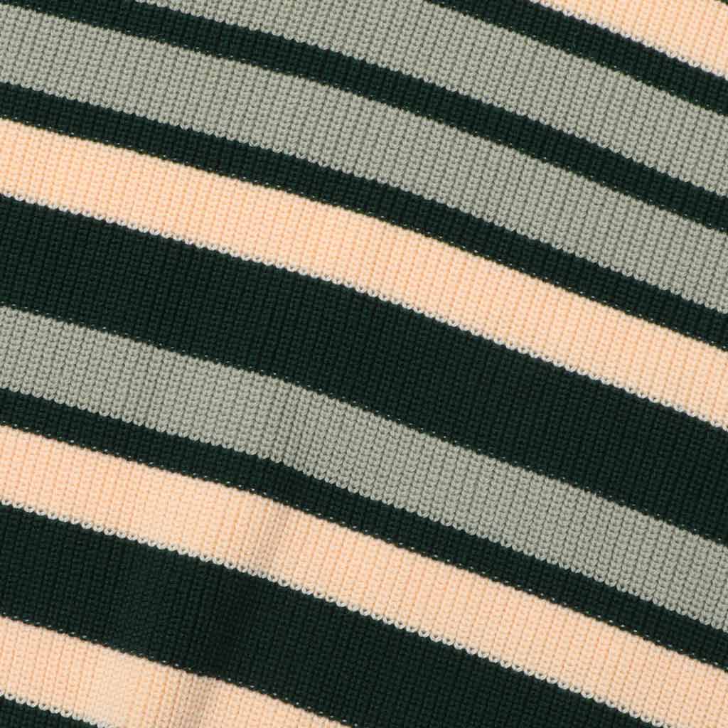 Passport Striped Organic Knit Sweater - Dark Jade | Free Aotearoa shipping on all Pass~Port orders over $100* with Pavement Skate Store!