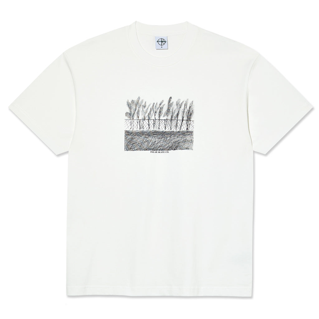 Polar Fence Tee - Cloud White | Free Aotearoa shipping on all Polar Skate Co. orders over $100* with Pavement Skate Store!