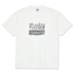 Polar Fence Tee - Cloud White | Free Aotearoa shipping on all Polar Skate Co. orders over $100* with Pavement Skate Store!