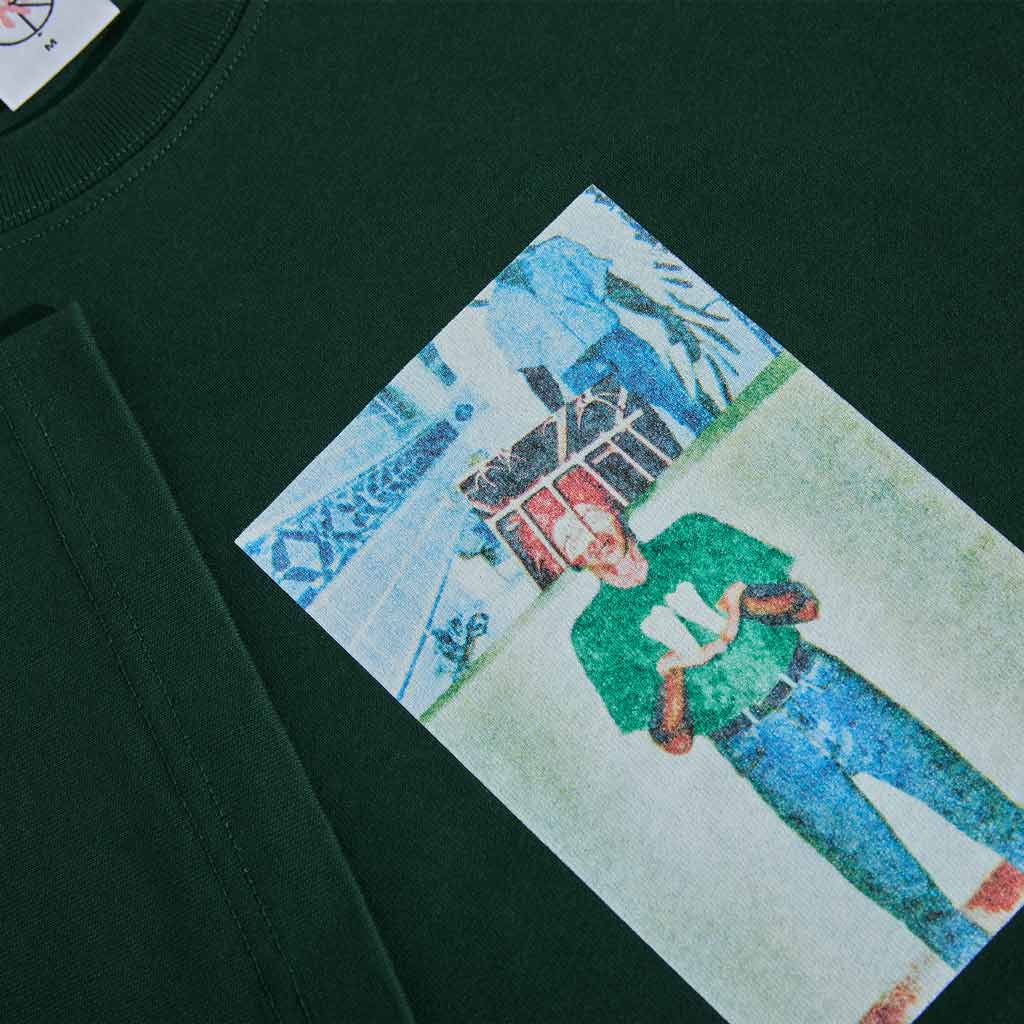 Polar Jeans Teeth Tee - Dark Green | Free Aotearoa shipping on all Polar Skate Co. orders over $100* with Pavement Skate Store!