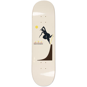 Polar Skate Co. Oskar Rozenberg Backside Noseblunt (Cream) 8.5" | Shop skateboard decks online with Pavement Skate Store with free Aotearoa shipping over $100*!