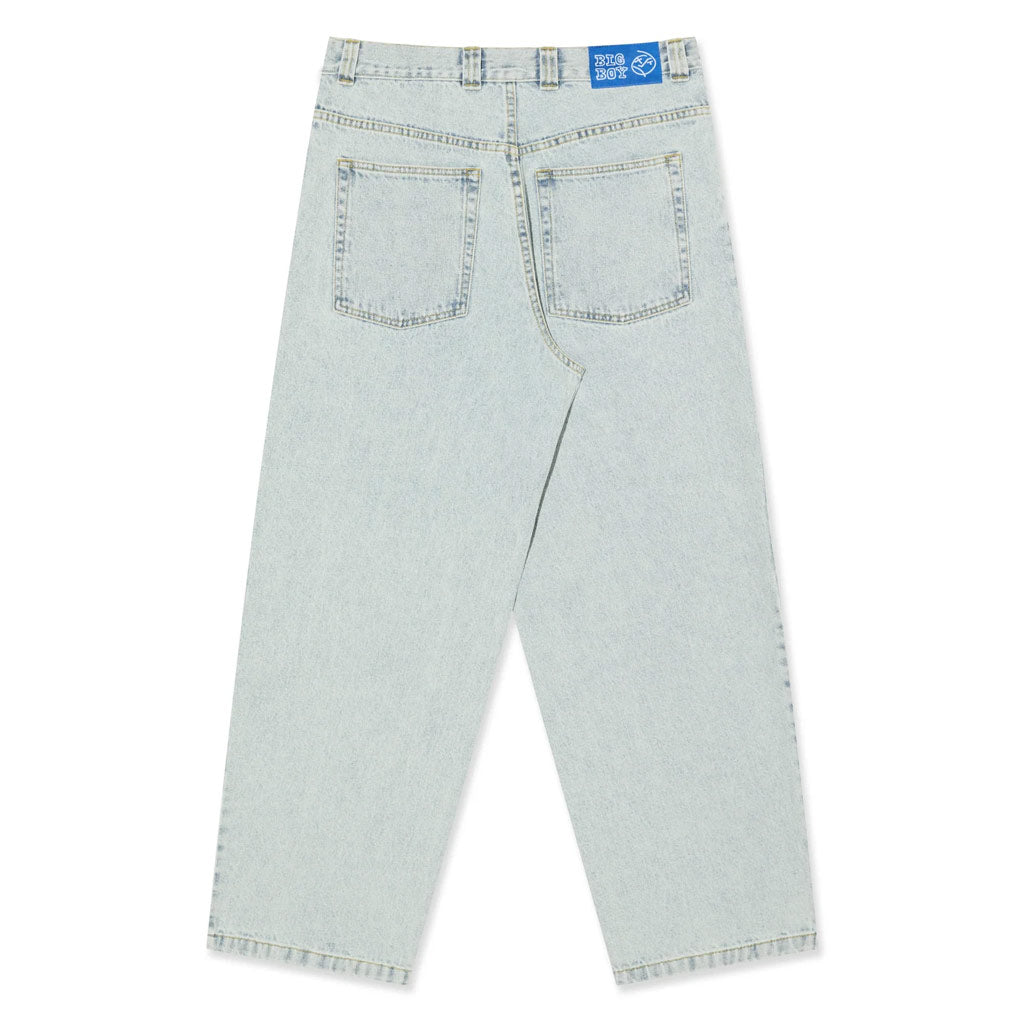 Polar Skate Co. Big Boy Pants OG Logo - Light Blue | Shop Polar Skate Co. online with Pavement Skate Store and enjoy free on orders Aotearoa shipping over $100*!