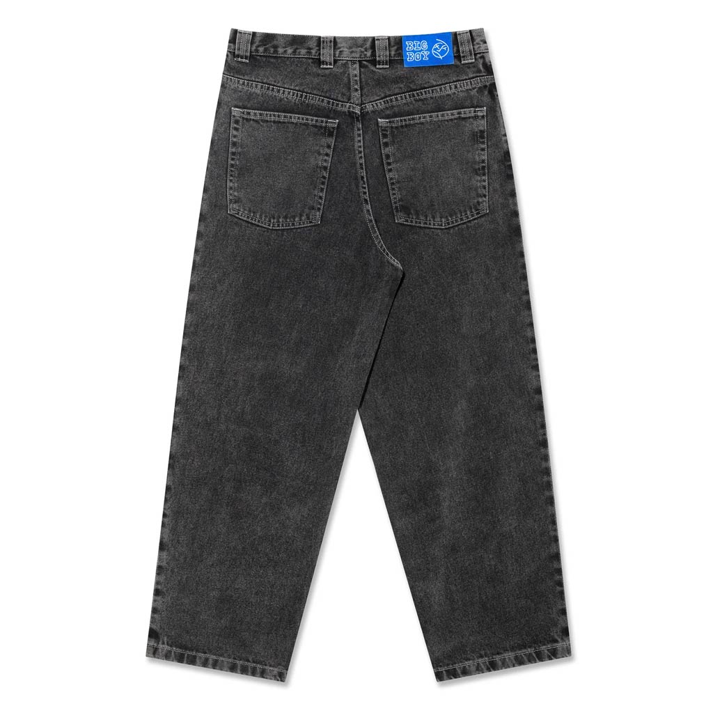 Polar Skate Co. Big Boy Pants OG Logo - Silver Black | Shop Polar Skate Co. online with Pavement Skate Store and enjoy free on orders Aotearoa shipping over $100*!