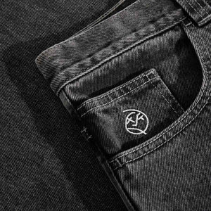 Polar Skate Co. Big Boy Pants OG Logo - Silver Black | Shop Polar Skate Co. online with Pavement Skate Store and enjoy free on orders Aotearoa shipping over $100*!