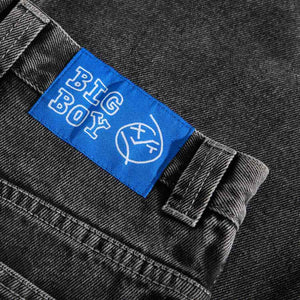 Polar Skate Co. Big Boy Pants OG Logo - Silver Black | Shop Polar Skate Co. online with Pavement Skate Store and enjoy free on orders Aotearoa shipping over $100*!