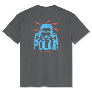 Polar Skate Co. Noise Tee - Graphite | Shop Polar Skate Co. online with Pavement Skate Store and enjoy free on orders Aotearoa shipping over $100*!