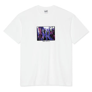 Polar Skate Co. Running Tee - White | Shop Polar Skate Co. online with Pavement Skate Store and enjoy free on orders Aotearoa shipping over $100*!