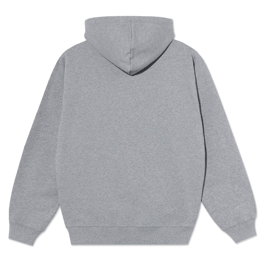 Polar Cut Out's Dave Hoodie in Heather Grey | Shop Polar Skate Co. clothing online with Pavement Skate Store with free Aotearoa NZ shipping over $100*!