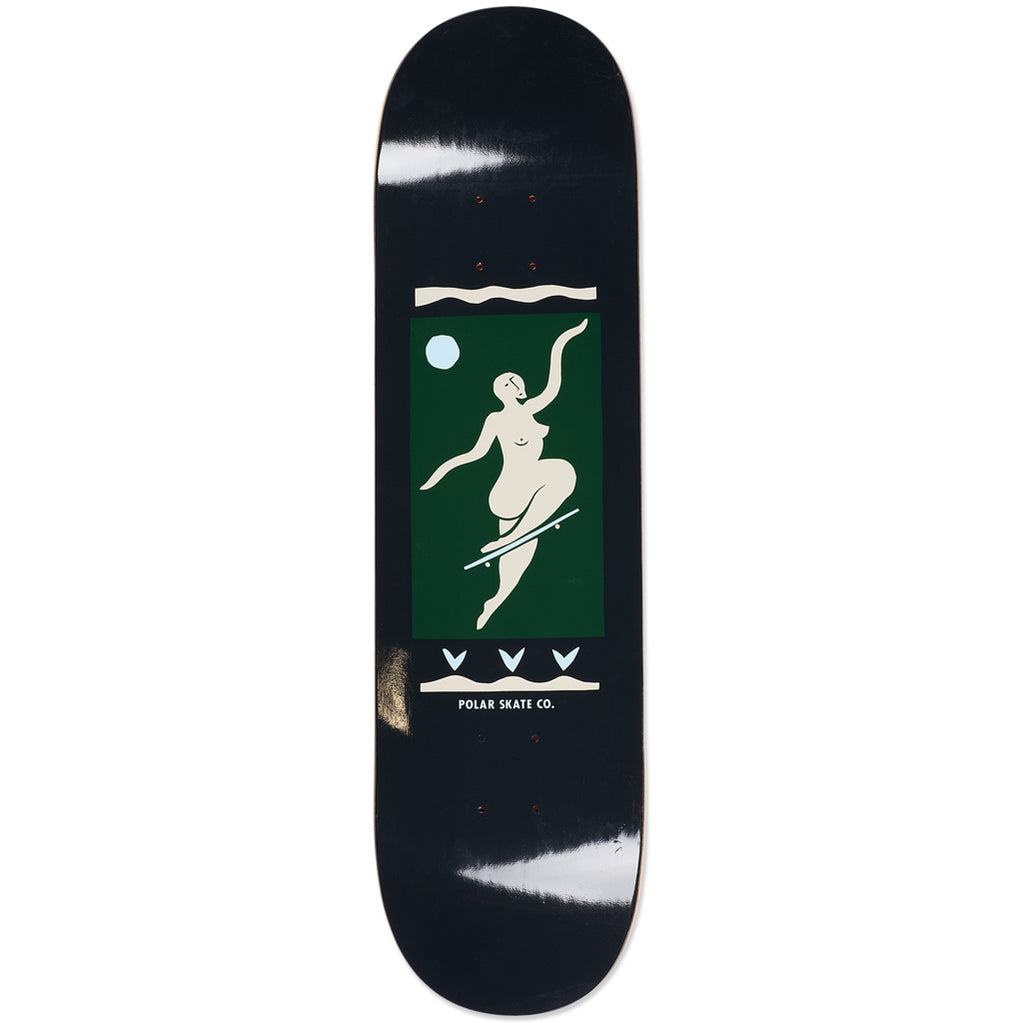 Polar Skate Co. Team No Comply (Charcoal) 8.25" Skateboard Deck | Shop skateboard decks online with Pavement Skate Store with free Aotearoa shipping over $100*!