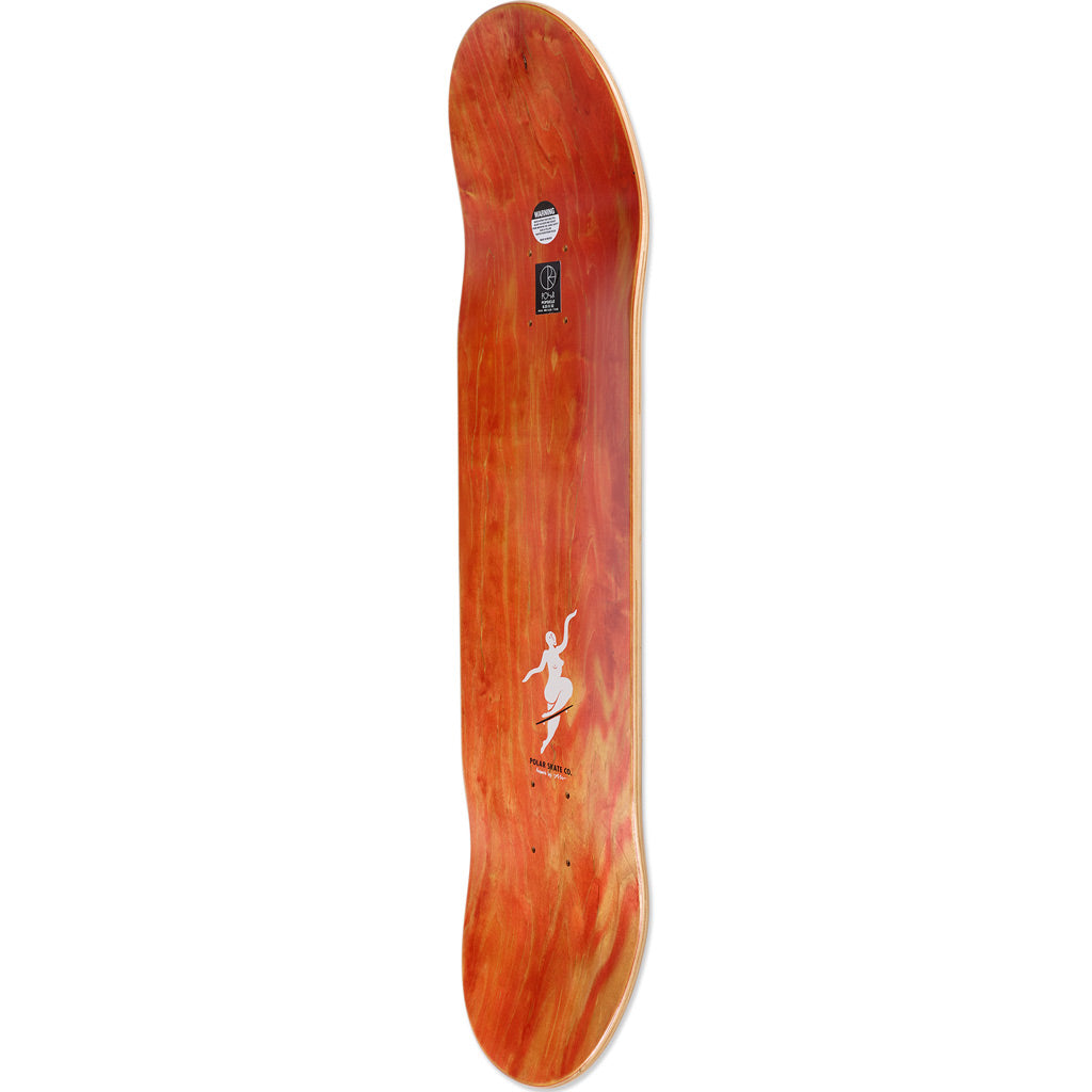 Polar Skate Co. Team No Comply (Charcoal) 8.25" Skateboard Deck | Shop skateboard decks online with Pavement Skate Store with free Aotearoa shipping over $100*!