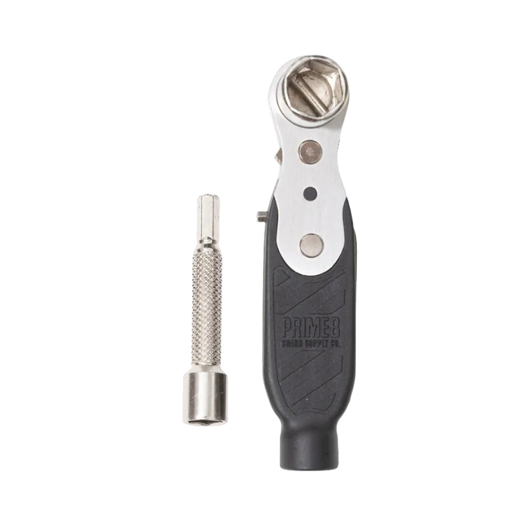 Prime8 Ratchet Skate Tool - Black | Free Aotearoa NZ shipping on orders over $100* when you shop online with Pavement Skate Store!