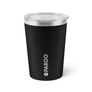 Project Pargo 12oz Insulated Reusable Cup in Midnight Black | Shop Project Pargo reusable drinkware with Pavement online with free Aotearoa shipping over $100*!