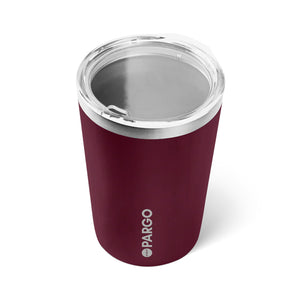 Project Pargo 12oz Insulated Reusable Cup Wild Cherry | Shop Project Pargo reusable drink ware with Pavement online with free Aotearoa NZ shipping over $100*!