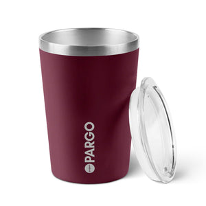 Project Pargo 12oz Insulated Reusable Cup Wild Cherry | Shop Project Pargo reusable drink ware with Pavement online with free Aotearoa NZ shipping over $100*!