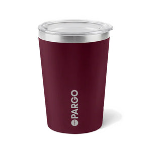 Project Pargo 12oz Insulated Reusable Cup Wild Cherry | Shop Project Pargo reusable drink ware with Pavement online with free Aotearoa NZ shipping over $100*!