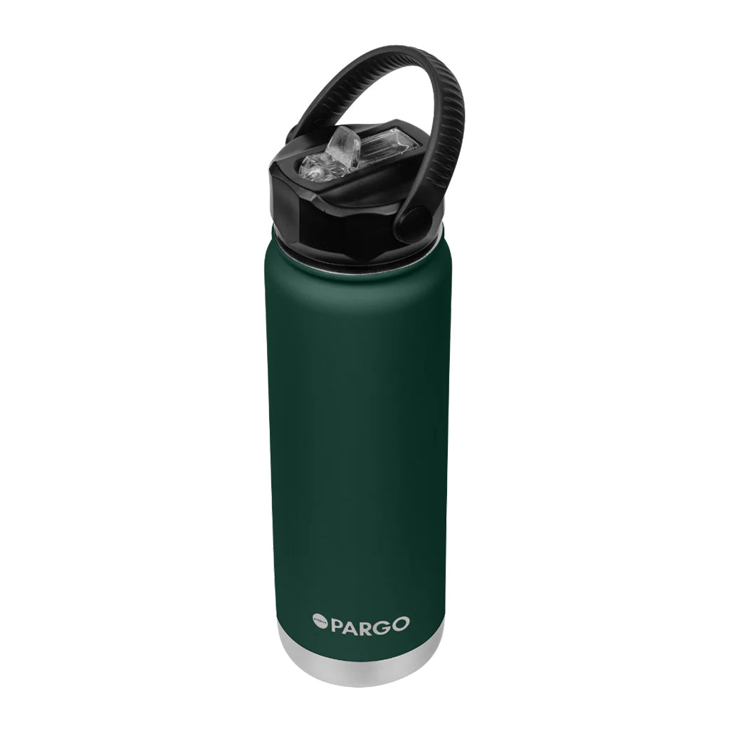 Project Pargo 750ml Insulated Sports Bottle Forest Green | Shop Project Pargo reusable drink ware with Pavement online with free Aotearoa NZ shipping over $100*
