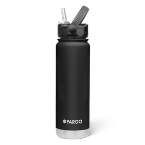 Project Pargo 750ml Insulated Sports Bottle - Midnight Black. Every PARGO sold provides a person in need access to clean water. Shop premium insulated water bottles and cups from Pargo online with Pavement, Dunedin's independent skate store. Free New Zealand shipping over $150.