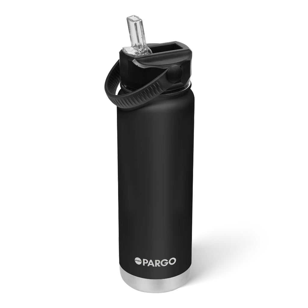 Project Pargo 750ml Insulated Sports Bottle - Midnight Black. Every PARGO sold provides a person in need access to clean water. Shop premium insulated water bottles and cups from Pargo online with Pavement, Dunedin's independent skate store. Free New Zealand shipping over $150.