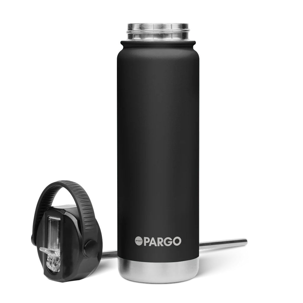 Project Pargo 750ml Insulated Sports Bottle - Midnight Black. Every PARGO sold provides a person in need access to clean water. Shop premium insulated water bottles and cups from Pargo online with Pavement, Dunedin's independent skate store. Free New Zealand shipping over $150.