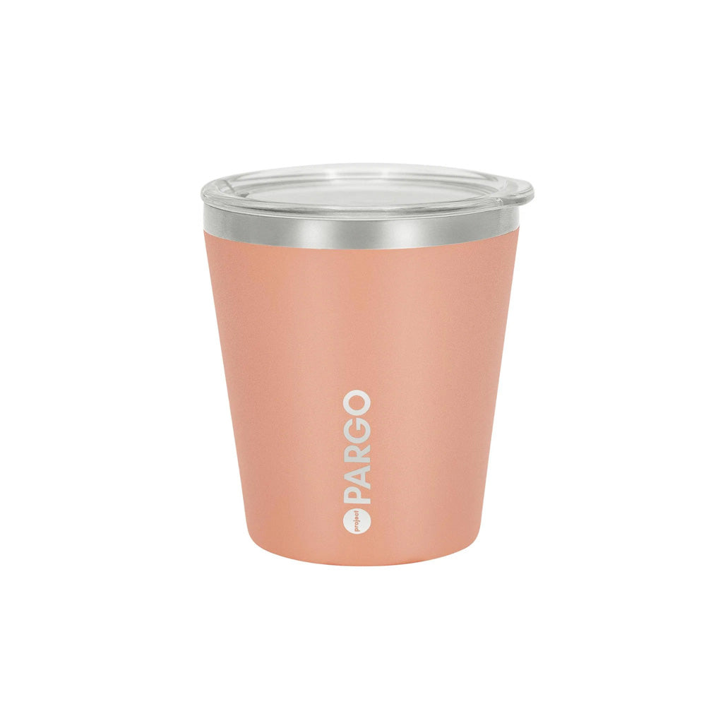 Project Pargo 8oz Insulated Reusable Cup - Coral Pink. Project PARGO premium insulated reusable water bottles, reusable coffee cups and stubby holders made from high-grade stainless steel. Buy now. Free, fast NZ delivery on orders over $150 with Pavement skate store, Dunedin.