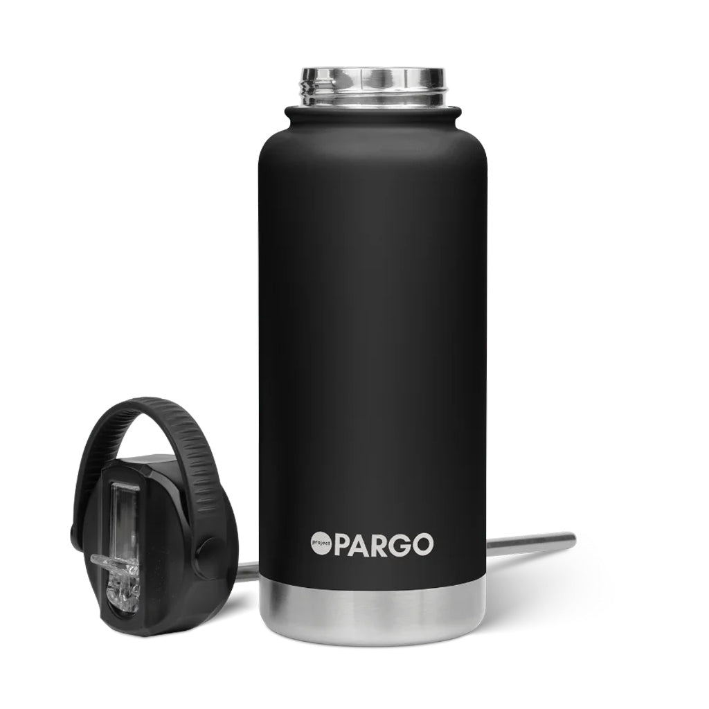 Project Pargo 950mL Insulated Sports Bottle - Midnight Black. Every PARGO sold provides a person in need access to clean water. Shop premium insulated water bottles and cups from Pargo online with Pavement, Dunedin's independent skate store. Free New Zealand shipping over $150 - Same day Dunedin delivery.