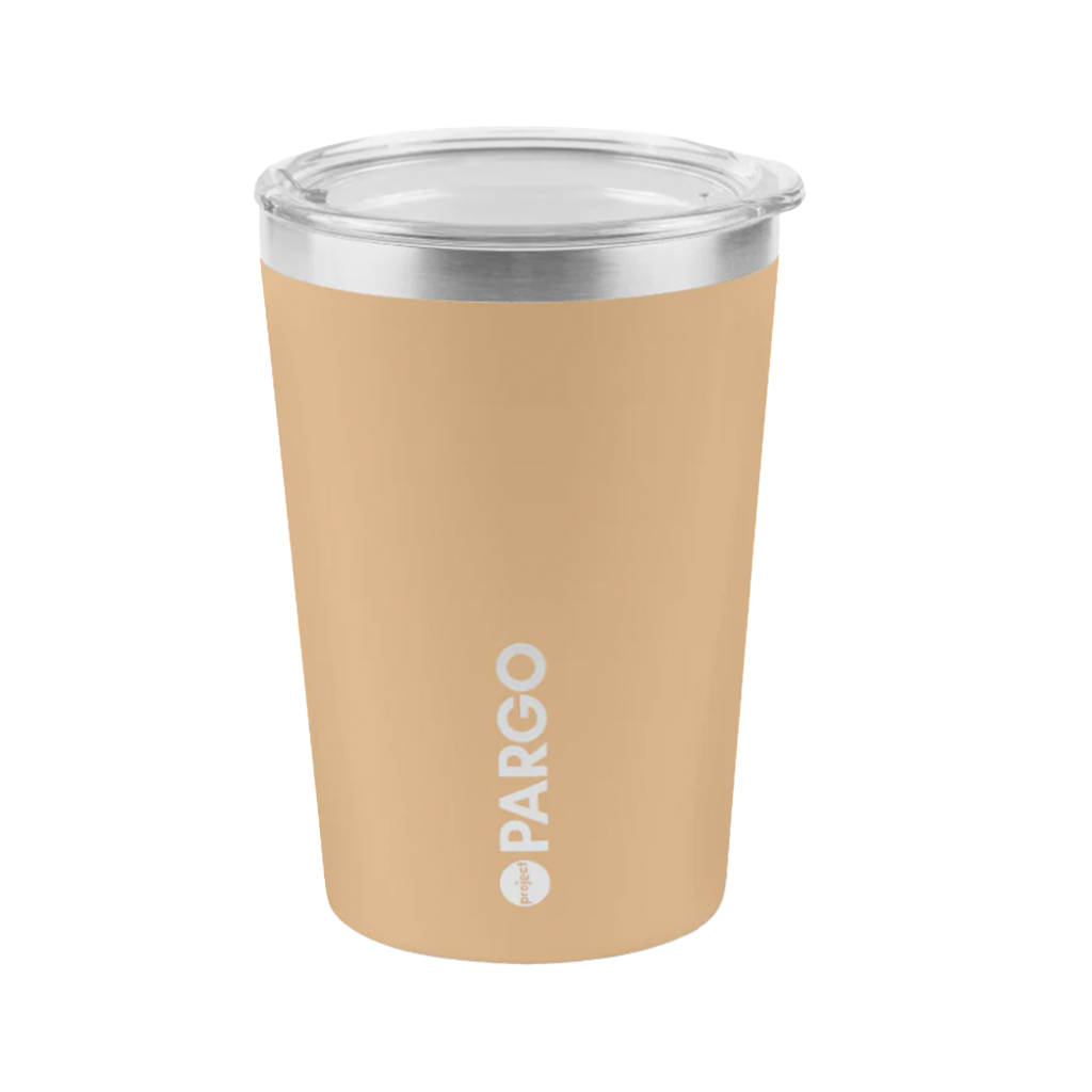 Project Pargo 12oz Insulated Reusable Cup - Desert Sand. Shop Project Pargo premium insulated water bottles and cups online with Pavement, Dunedin's independent skate store and enjoy free Aotearoa New Zealand shipping over $150.