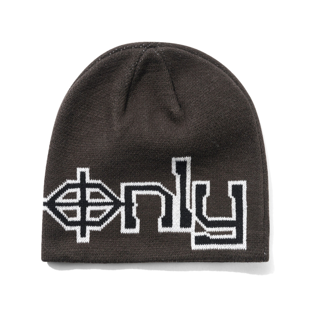 Cash Only Protocol Skully Beanie in Dark Brown | Shop Cash Only clothing online with Pavement + Free Aotearoa NZ shipping over $100*!