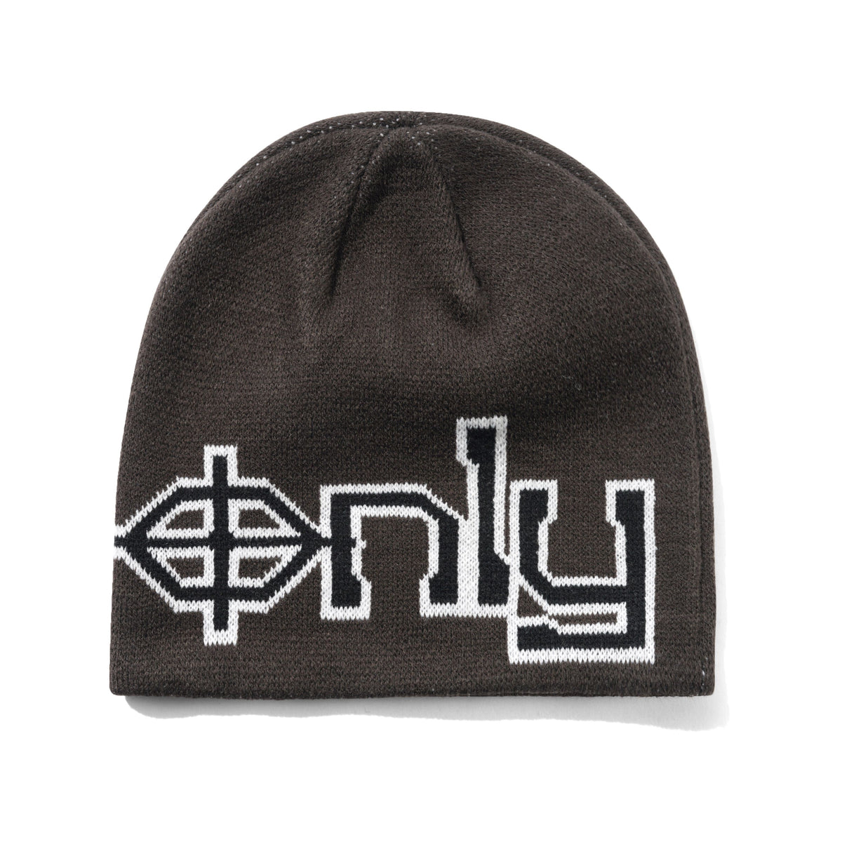 Cash Only Protocol Skully Beanie in Dark Brown | Shop Cash Only clothing online with Pavement + Free Aotearoa NZ shipping over $100*!
