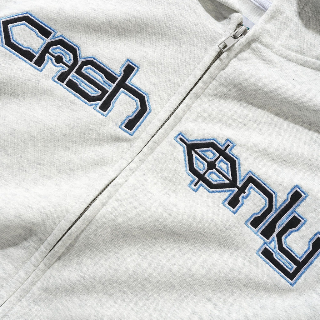 Cash Only Protocol Zip-Thru Hood in Ash | Shop Cash Only clothing online with Pavement | Free Aotearoa NZ shipping over $100*!
