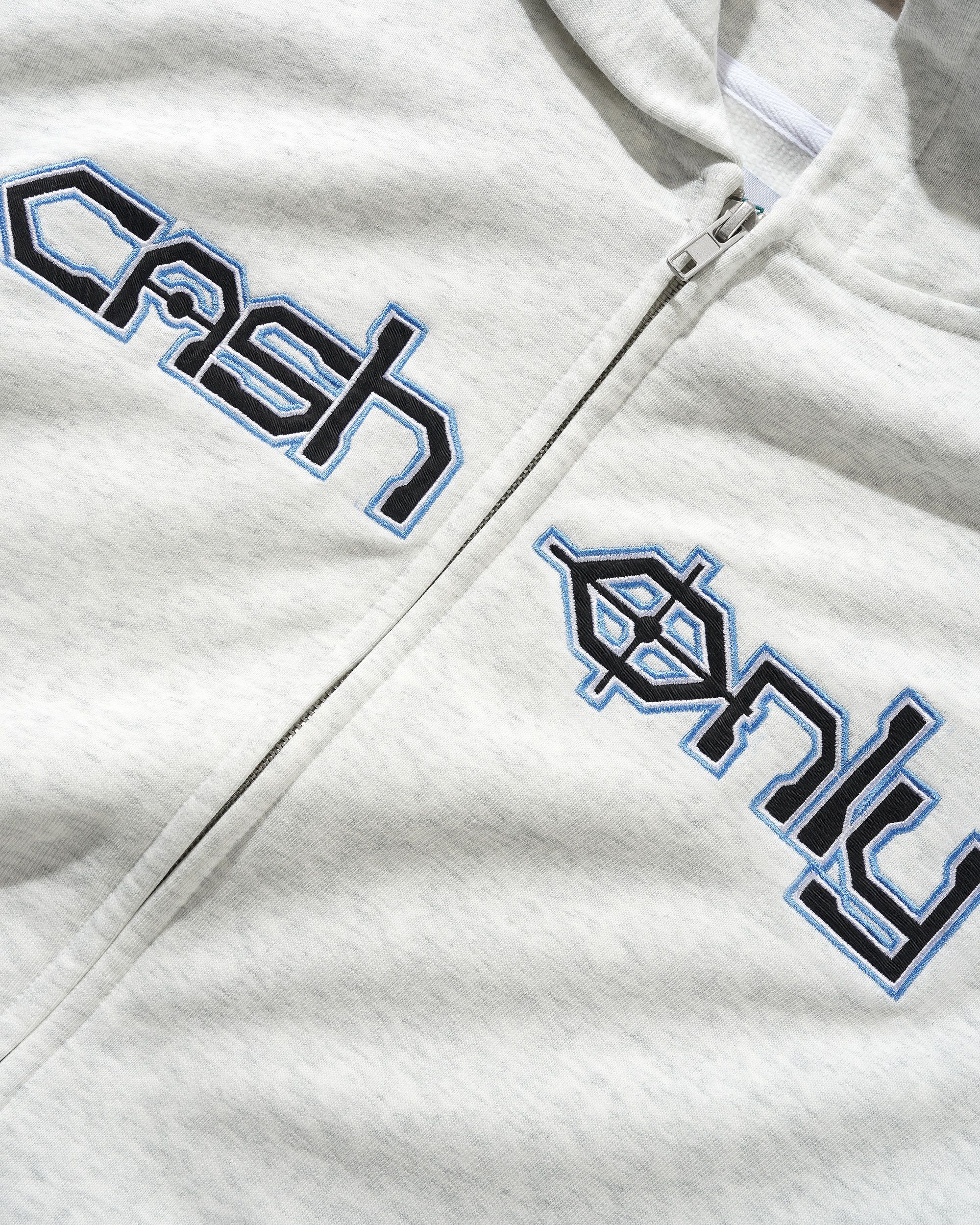 CASH ONLY PROTOCOL ZIP-THRU HOOD - ASH