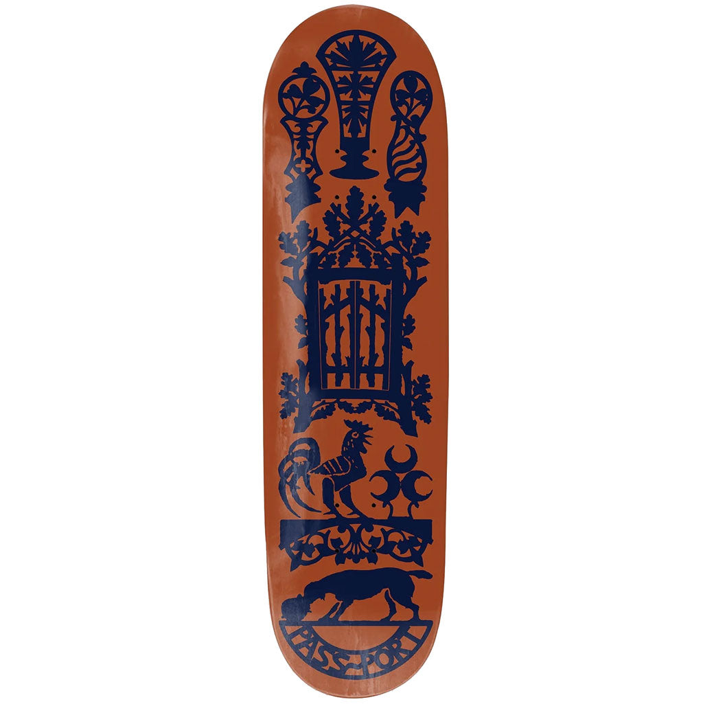 Pass~Port Fretworks Series Skateboard Deck Pillars 8.5". Shop Pass~Port skateboards, clothing and accessories online with Pavement Skate Store. Free Aotearoa NZ shipping over $100*