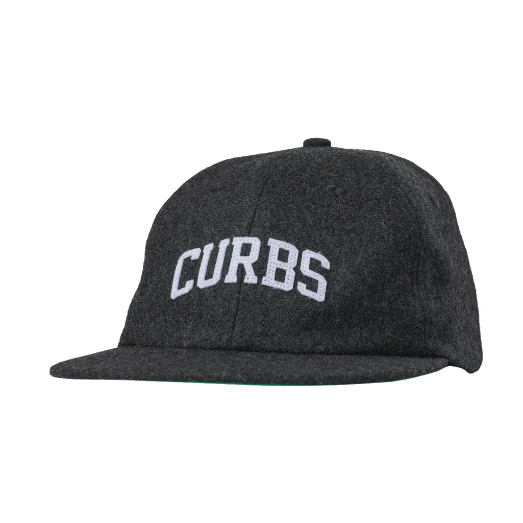 Real Curbs Strapback - Charcoal | Shop Real Skateboards online with Pavement Skate Store with free Aotearoa NZ shipping over $100*!