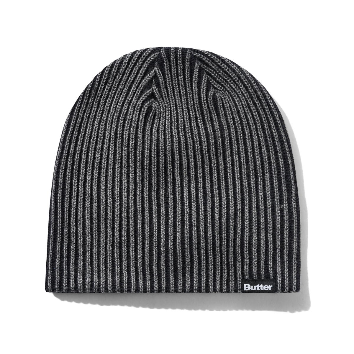 Butter Goods Ribbed Skully Beanie - Washed Black | Shop Butter Goods clothing online with Pavement Skate Store with free Aotearoa NZ shipping over $100*!