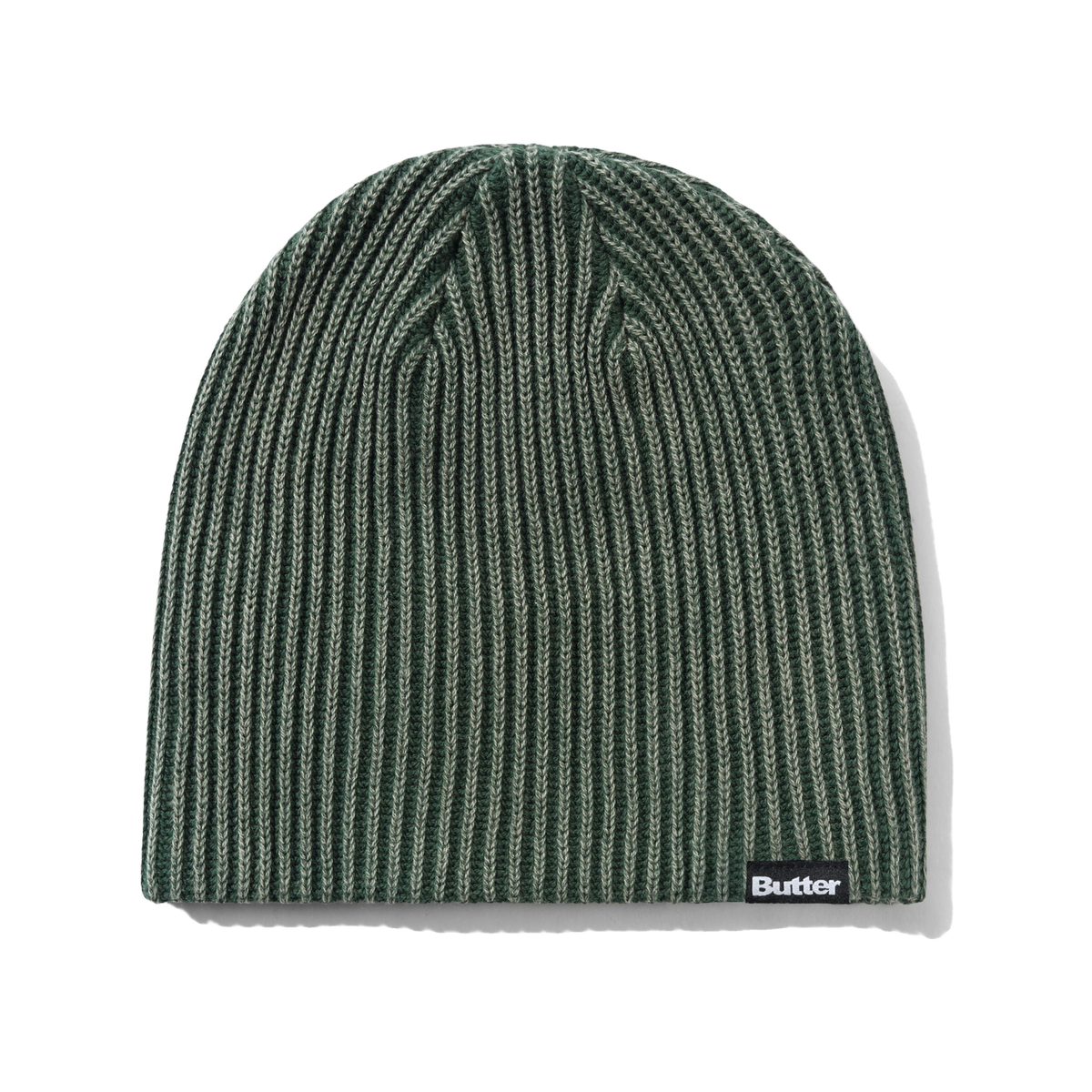 Butter Goods Ribbed Skully Beanie - Washed Forest | Shop Butter Goods clothing online with Pavement Skate Store with free Aotearoa NZ shipping over $100*!