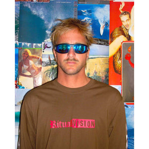 Ritual Dragster Sunglasses - Matte Black/Blue Reflective Polarised | Shop sunglasses online with Pavement Skate Store with free Aotearoa shipping over $100*