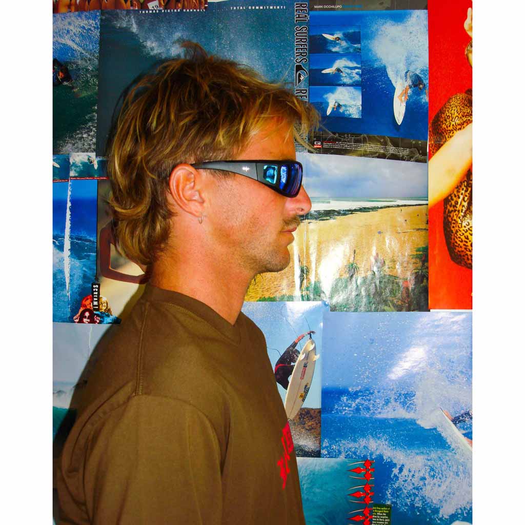 Ritual Dragster Sunglasses - Matte Black/Blue Reflective Polarised | Shop sunglasses online with Pavement Skate Store with free Aotearoa shipping over $100*