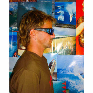 Ritual Dragster Sunglasses - Matte Black/Blue Reflective Polarised | Shop sunglasses online with Pavement Skate Store with free Aotearoa shipping over $100*