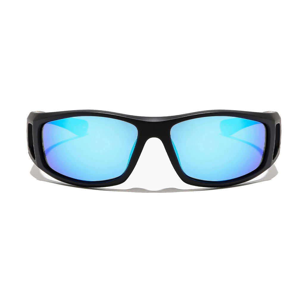 Ritual Dragster Sunglasses - Matte Black/Blue Reflective Polarised | Shop sunglasses online with Pavement Skate Store with free Aotearoa shipping over $100*