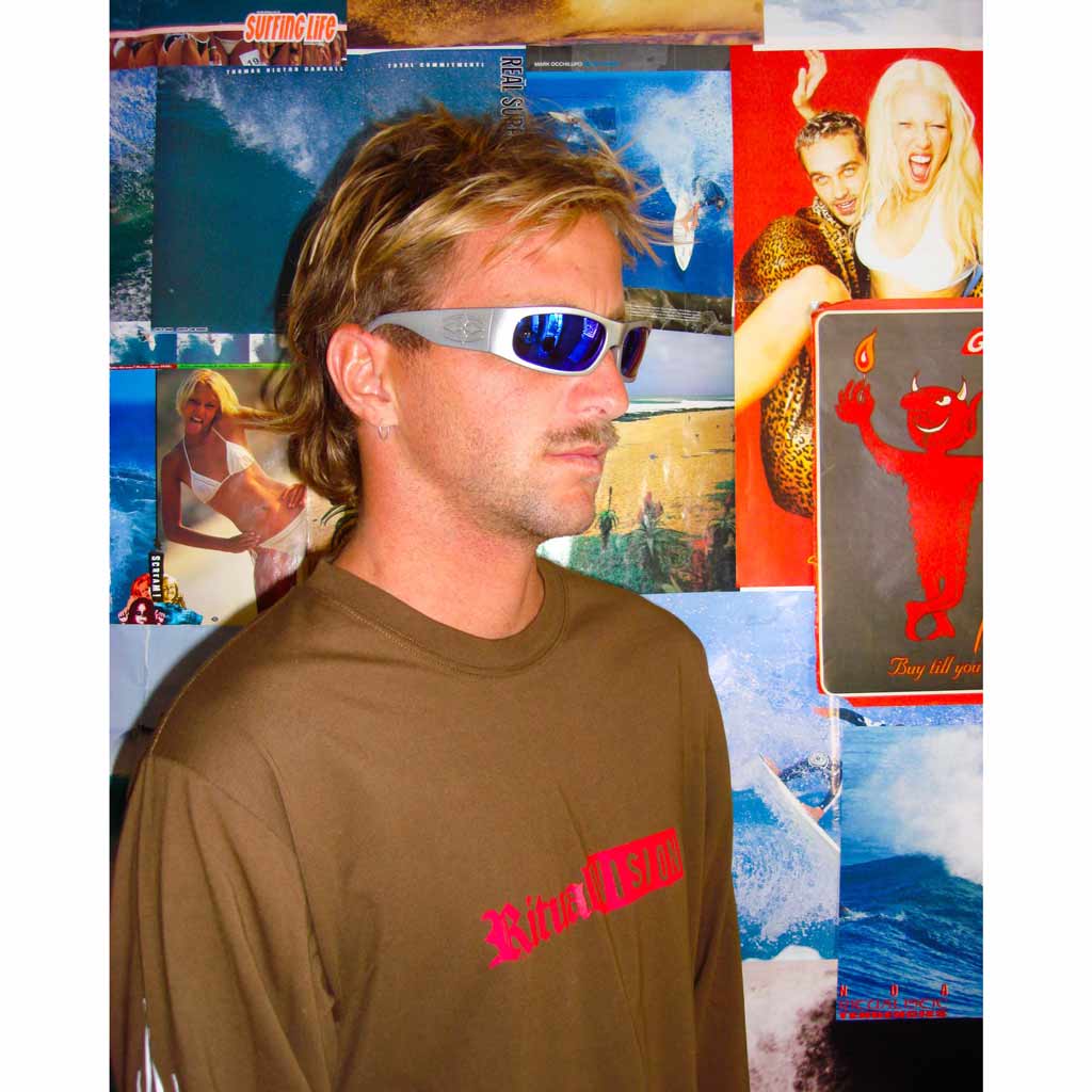 Ritual Parasite Sunglasses - Matte Chrome/Blue Reflective Polarised | Shop sunglasses online with Pavement Skate Store with free Aotearoa shipping over $100*!