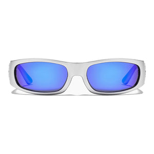 Ritual Parasite Sunglasses - Matte Chrome/Blue Reflective Polarised | Shop sunglasses online with Pavement Skate Store with free Aotearoa shipping over $100*!