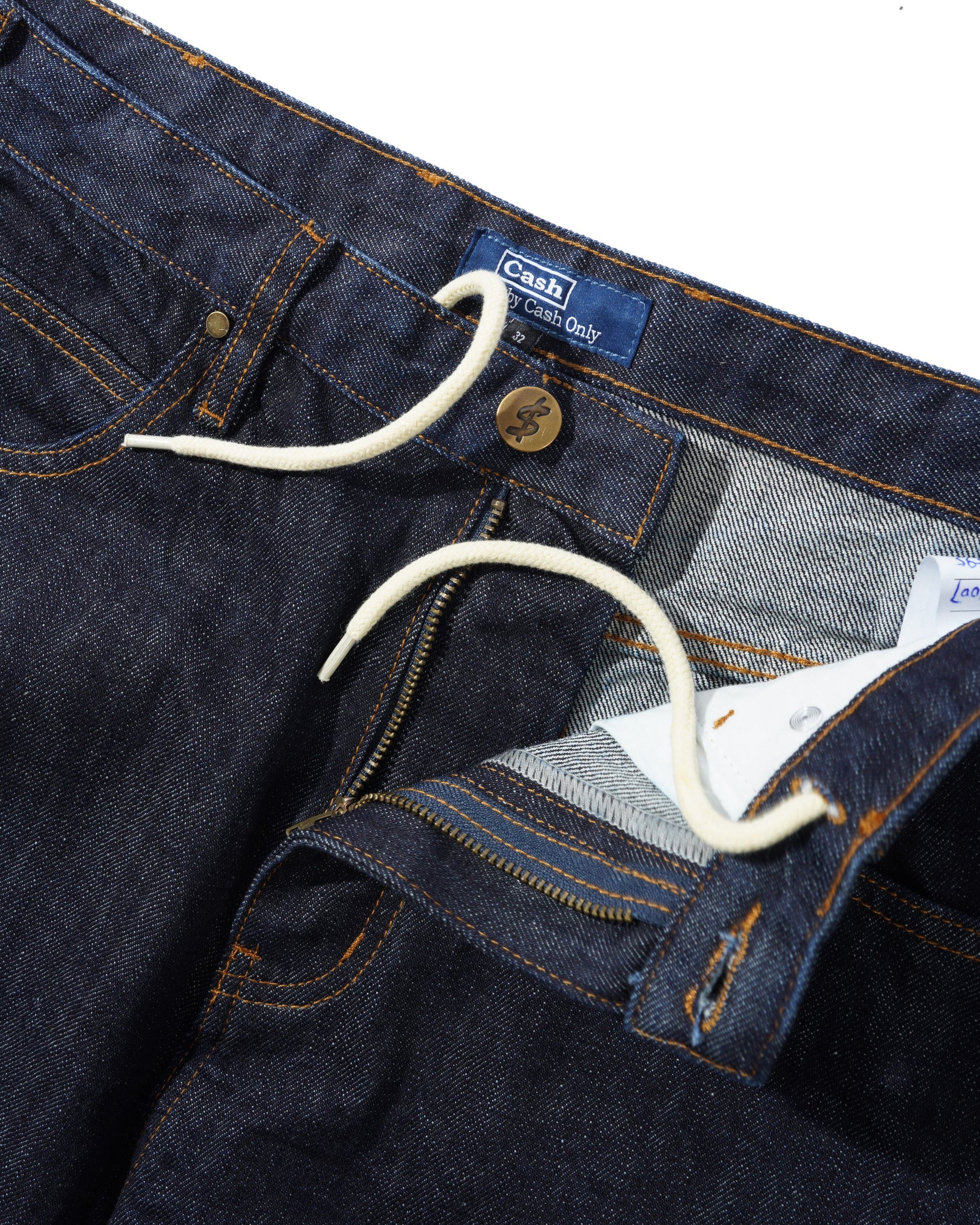 CASH ONLY RODEO DENIM JEANS - BLUE SELVEDGE