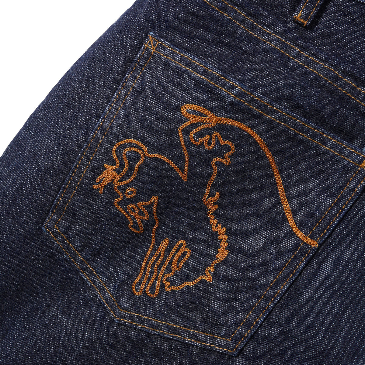 Cash Only Rodeo Denim Jeans in Blue Selvedge | Shop Cash Only clothing online with Pavement + Free Aotearoa NZ shipping over $100*!